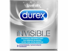 Durex Invisible Extra Thin super tenké kondomy 10 ks