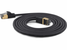 Wantec  Extra dünnesCat.7 RohCable SSTP Patch kabel - 2 m - Cat.7 RohCable - S/FTP (S- STP) - RJ- 45 - RJ- 45 - černý (7203)