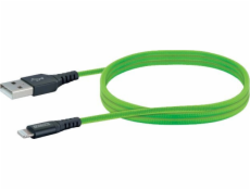 Schwaiger USB-A - Lightning kabel 1,2 m zelený (LPRO420501)