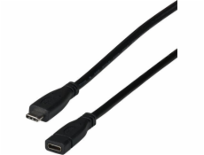 EFB USB kabel USB-C - USB-C 0,2 m černý (EBUSBC-USBC10GE.0,2)