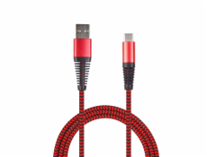 USB 2GO USB-A - USB-C kabel 1 m červený (795947)