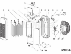 Dedra termostat 16A