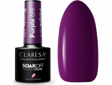 Claresa Soak Off UV/LED Purple hybridní lak 619 5g