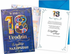 KUKARTKA Card narozeniny 18