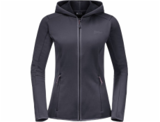 Jack Wolfskin Dámská mikina Baiselberg Hooded Fz W grafitová velikost S (1710771_1388)