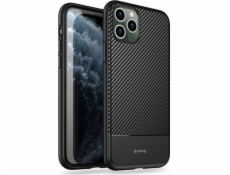 Carbonový kryt Crong Crong Prestige pro iPhone 11 Pro (černý)