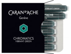 Inkoustové cartridge Caran d`Arche Chromatics tmavě zelené 6 kusů