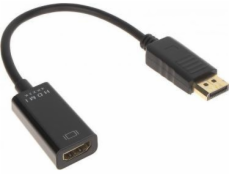 AV adaptér DisplayPort – HDMI černý (DP-W/HDMI-G)