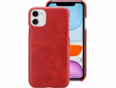 Crong Crong Neat Cover – pouzdro na iPhone 11 Pro s kapsami (červené)