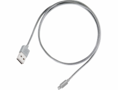 SilverStone USB-A - Lightning USB kabel 1 m Graphite (52014)