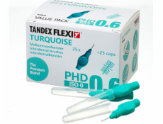 Tandex Tandex (25 ks) Zubní kartáčky Flexi X-micro Turquise (mořské)