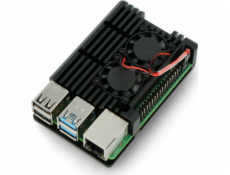 JustPi Case se dvěma ventilátory Raspberry Pi 4B (LT-4B02)