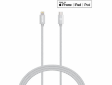 Kanex USB-C – Lightning kabel 1,2 m stříbrný (36321-uniw)