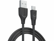 Somostel USB kabel USB-A - microUSB černý (SMS-BT03 USB - micro USB černý)