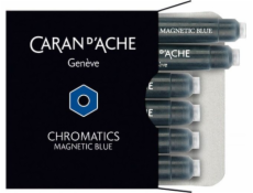 Inkoustové cartridge Caran d`Arche Chromatics světle modré 6 kusů