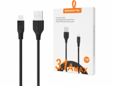 Somostel USB-A - Lightning kabel 3 m černý (25930)