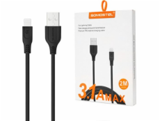 Somostel USB-A - Lightning kabel 2 m černý (25929)