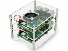 Gravlaser Housing se dvěma ventilátory 2x Raspberry Pi 2B/3B/3B+/4B (GRL-16066)