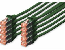 Digitus Patchcord CAT6, S-FTP, 1m, 10 kusů (DK-1644-010-G-10)