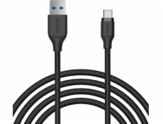 Aukey USB-A - USB-C USB kabel 2 m černý (CB-AC2 BLACK)