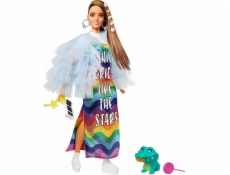 Panenka Barbie Mattel Extra Moda - Hvězdy s krokodýlem (GRN27/GYJ78)