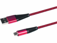 USB kabel 2GO 2GO USB Ladekabel - rot - 100cm pro Micro-USB