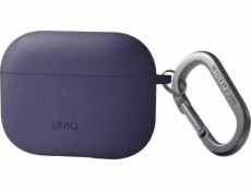 Uniq UNIQ pouzdro Nexo AirPods Pro 2 gen + ušní háčky silikonové fialové/fíkové fialové
