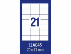 Avery Zweckform LABEL ZF ECONOMY 70X41MM 045 100ARK LABEL E100 ELA045 - ELA045