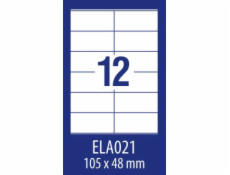 Avery Zweckform LABEL ZF ECONOMY 105X48MM 021 100ARK LABEL E100 ELA021 - ELA021