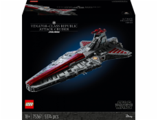  Stavební hračka útočného křižníku třídy 75367 Star Wars Republican Venator Class