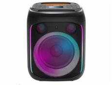 CANYON přenosný párty reproduktor OnFun 5, 40W, RGB, BT5, USB-A, microSD, AUX, 6,3mm jack, režim TWS, černý