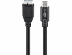 Goobay USB-C - micro-B USB kabel 0,6 m černý (67995)