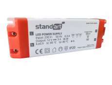 Zdroj standardní, LED, 3A, 0-36W, 12V, DC, IP20