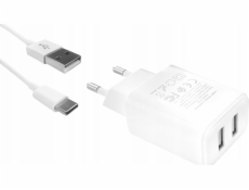 MAXXIMUS nabíječka Lod. síť. Maxximus Urban 2.1A Type-C, 2xUSB