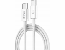 T-Phox USB kábel T-PHOX KÁBEL GLARY LITE SERIES 3A 1M USB-C/USB-C BIELA