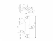 Termostatická vanová baterie Domoletti DTRM54.5