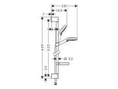 Dušo komplektas Hansgrohe Crometta 26553400