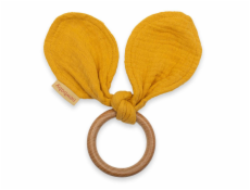 Kousátko pro děti ouška New Baby Ears mustard