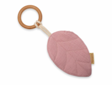 Kousátko s listy pro děti New Baby Leaf pink