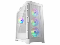 COUGAR Duoface Pro RGB White | PC Case | Mid Tower / TG & Airflow Front Panel / 4 x ARGB Fans / TG Left Panel