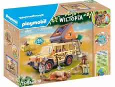  71293 Wiltopia S terénním vozidlem u lvů, stavebnice