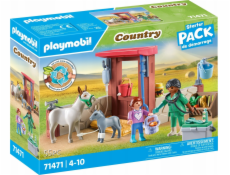 PLAYMOBIL 71471 Country Starter Pack Veterinární použití s osly, stavebnice