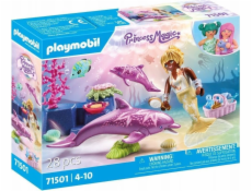 PLAYMOBIL 71501 Princezna Kouzelná mořská panna s delfíny, stavebnice