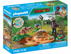 PLAYMOBIL 71526 Dinos Stegosaurus Hnízdo se zlodějem vajíček, Stavebnice