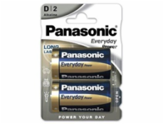 Panasonic Alkalická baterie LR20EPS/2BP Everyday Power (Blistr 2 ks)