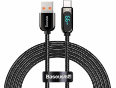 Baseus USB-A - USB-C USB kábel 1 m čierny (CASX020001)