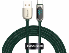 Baseus USB-A - USB-C USB kábel 2 m Zelený (CASX020106)