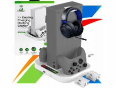 FroggieX FroggieX Chladiaci a nabíjací stojan pre Xbox Series biely