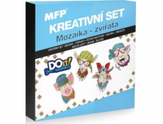 MFP papierová kreatívna sada - mozaikové zvieratká 1042121