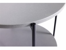 Venkovní stůl Domoletti, černo/šedá, 53 cm x 53 cm x 48 cm